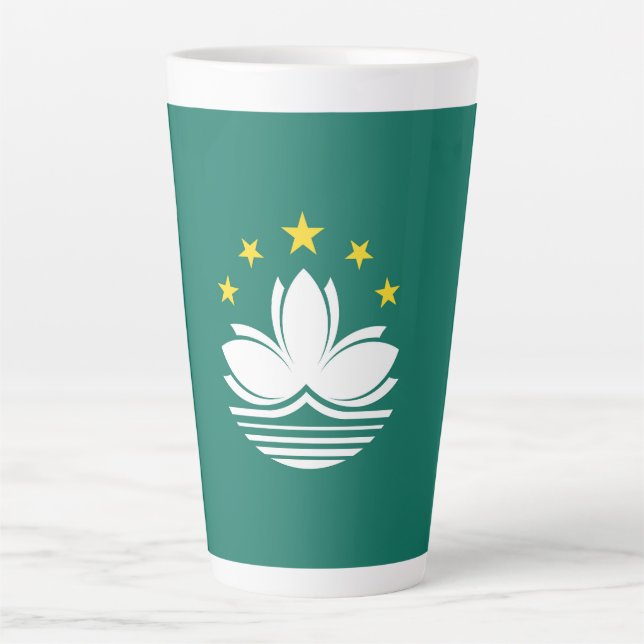 Macau-Flagge Milchtasse (Vorderseite)