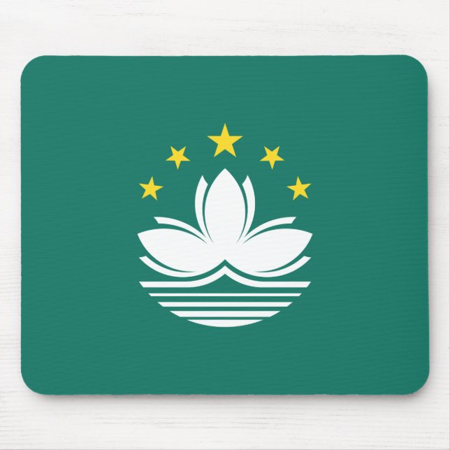 Macau-Flagge Mousepad (Vorne)