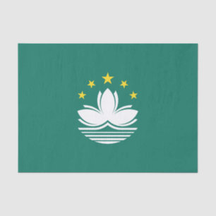 Macau-Flagge Seidenpapier