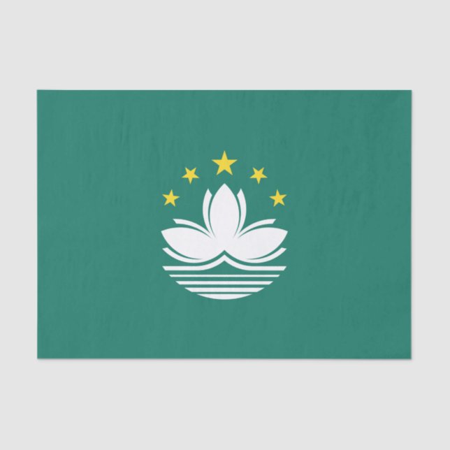 Macau-Flagge Seidenpapier (Vorderseite)