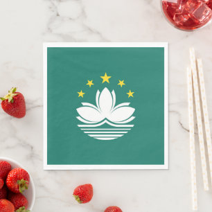 Macau-Flagge Serviette