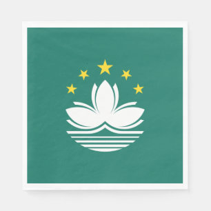 Macau-Flagge Serviette