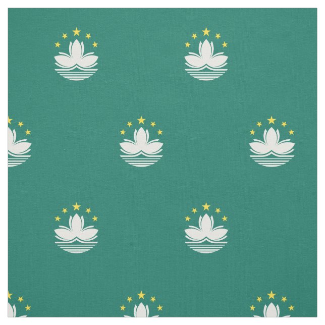 Macau-Flagge Stoff (Muster)