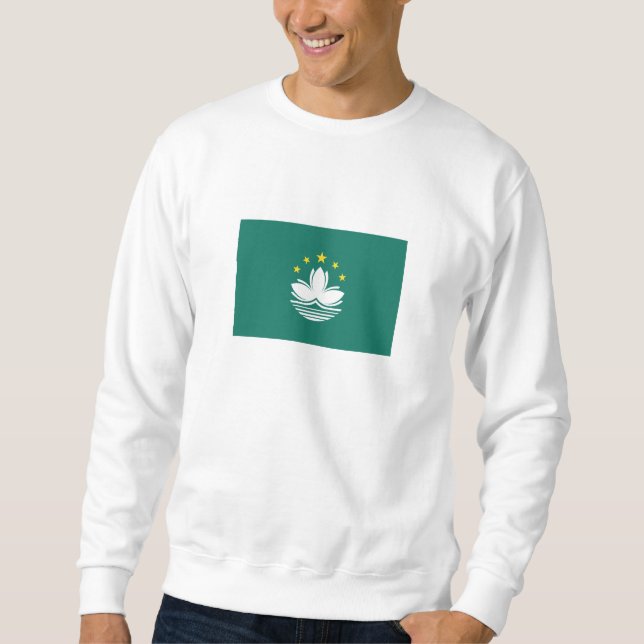 Macau-Flagge Sweatshirt (Vorderseite)