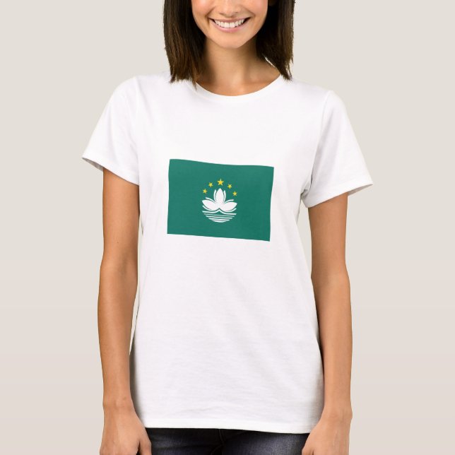 Macau-Flagge T-Shirt (Vorderseite)