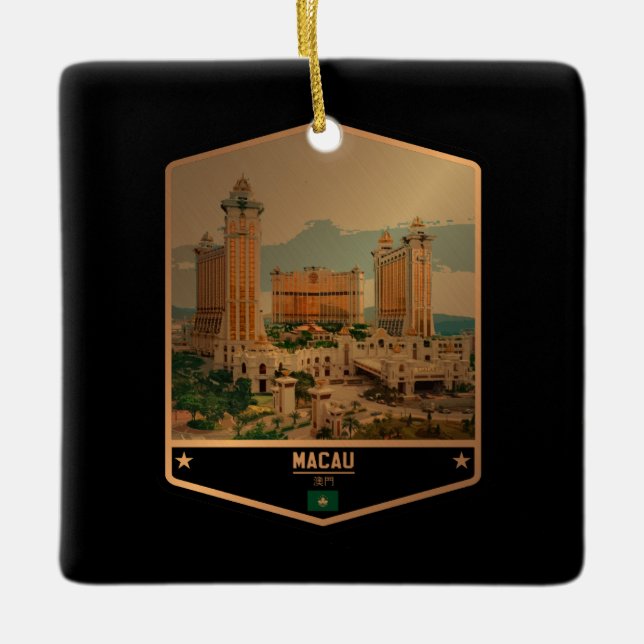 Macau Keramikornament (Vorderseite)