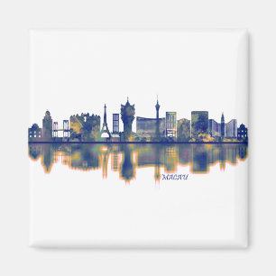 Macau Skyline Magnet