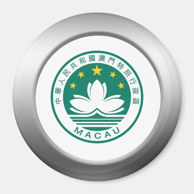 Macau-Wappen Magnet (Vorne)