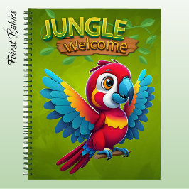 Macaw Adorable Parrot Woodland Bird Wildlife 🦜 Notizbuch