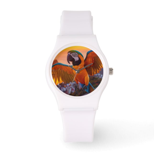 Macaw Armbanduhr (Vorderseite)