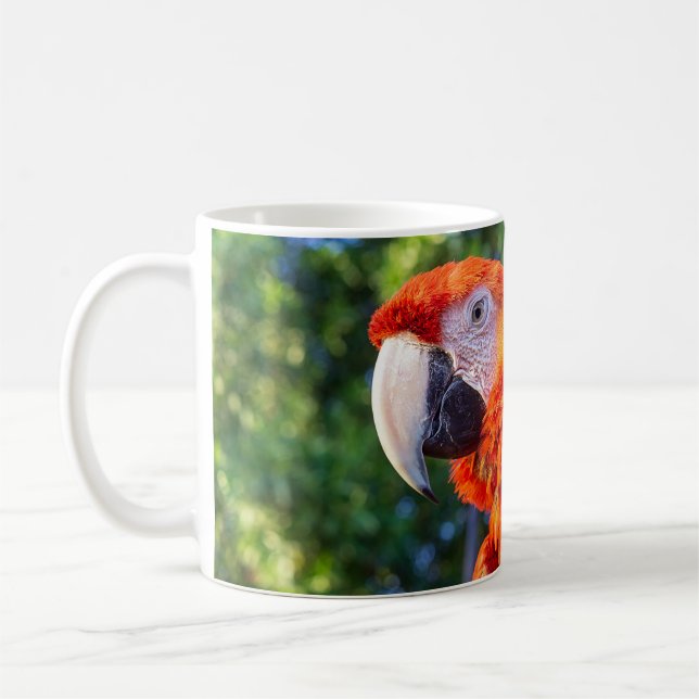 Macaw Bird Kaffeetasse (Links)