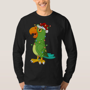 Macaw Bird Lover Xmas Weihnachtsmannmütze Macaw We T-Shirt