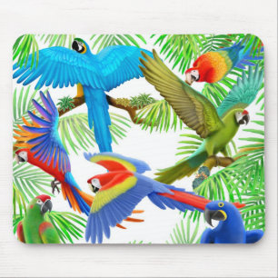 Macaw-Dschungel Mousepad
