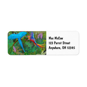 Macaw-Jungle-Label