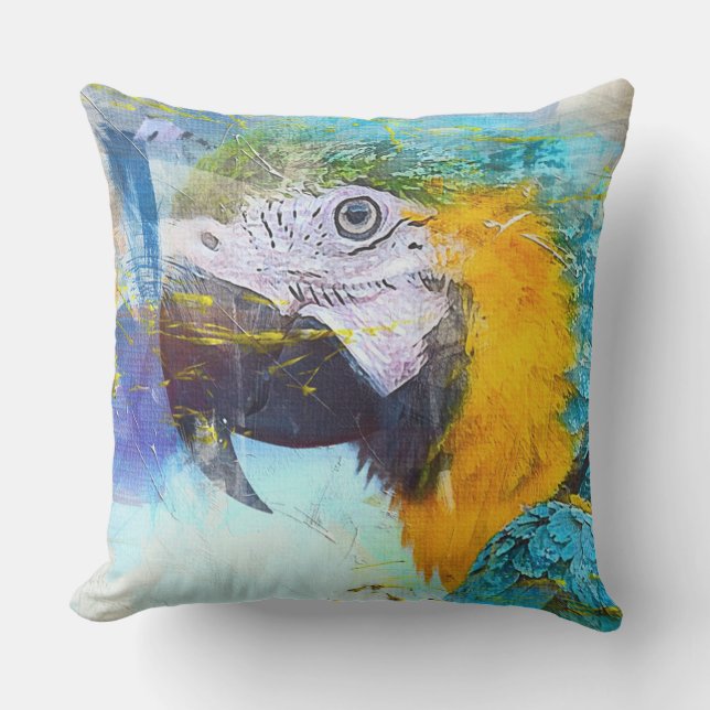 Macaw Kissen (Vorderseite)