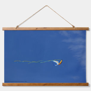 Macaw Kite Wandteppich Mit Holzrahmen