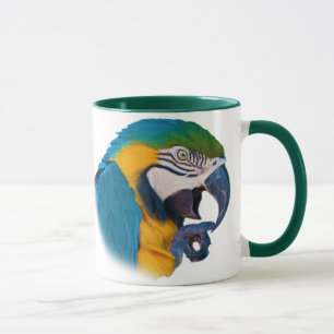 Macaw-Papagei, kundengerechte Tasse