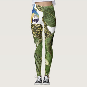 Macaw-Papageien-Vogel ganz über Druck-Leggings Leggings
