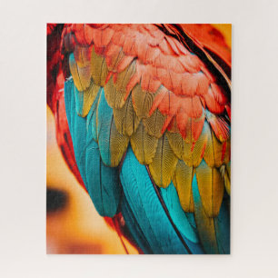 Macaw Parrot Feathers up Nah Puzzle