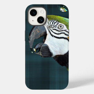 Macaw Parrot mit Blasen Case-Mate iPhone 14 Hülle