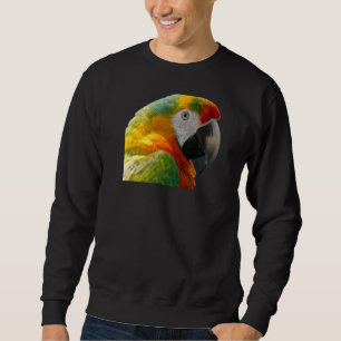 Macaw Parrot Multicolored Parrot Bird Ornithology Sweatshirt