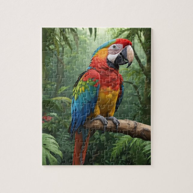 Macaw Parrot Puzzle (Vertikal)