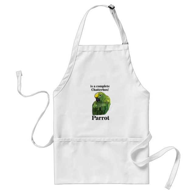 Macaw Parrot Tropical Bird Chatterbox Funny Schürze (Vorne)