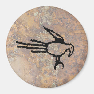 Macaw Petroglyph, Boca Negra Canyon, New Mexico Magnet