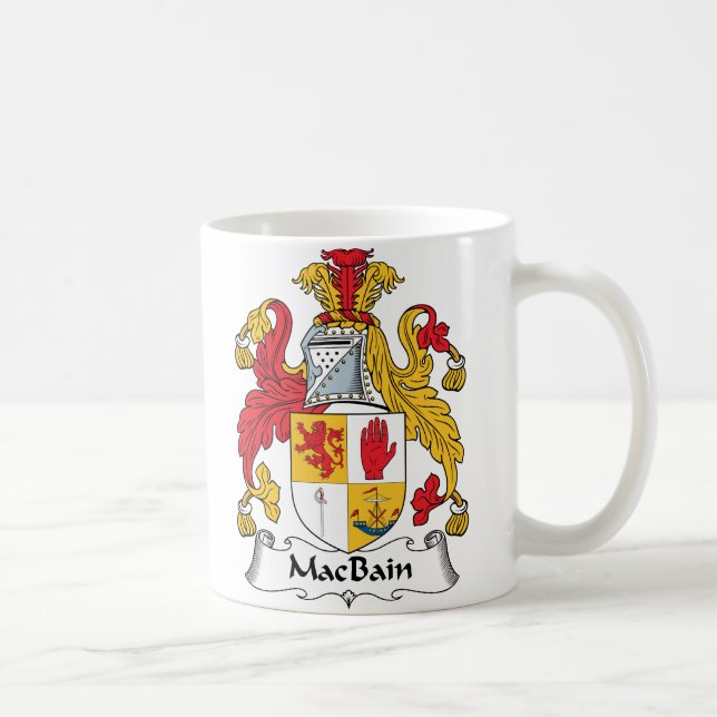MacBain Familienwappen Kaffeetasse (Rechts)