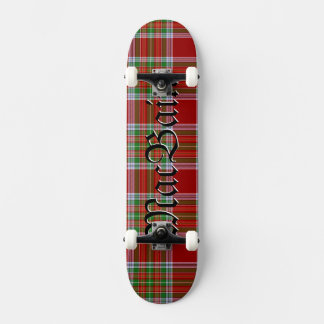 MacBain Tartan Schottisches Kariertes Muster Skateboard