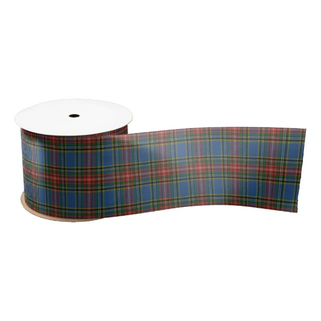 MacBeth Ancient Scottish Clan Tartan Satinband (Spule)