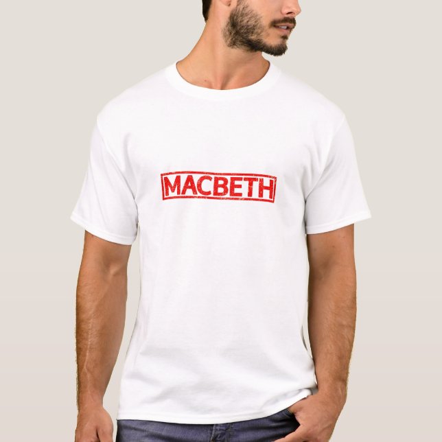 Macbeth-Briefmarke T-Shirt (Vorderseite)