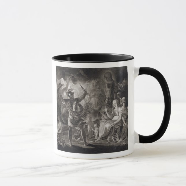 Macbeth, die drei Hexen und Hecate in Tat IV, S Tasse (Rechts)