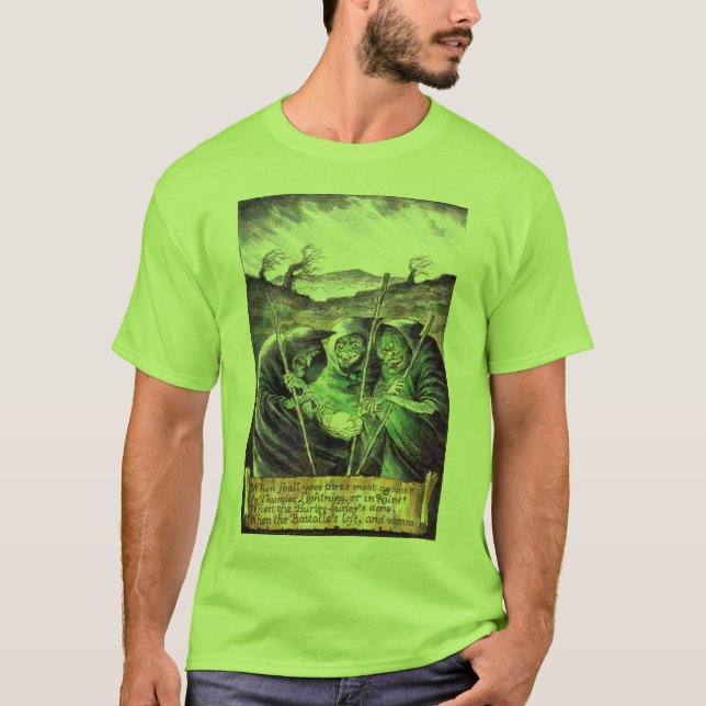 Macbeth-Hexe-Halloween-T - Shirt (Vorderseite)