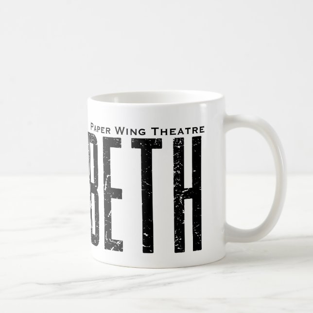Macbeth - Papierflügel-Theater - Kaffeetasse (Rechts)