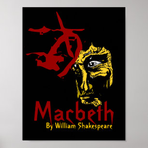 Macbeth Poster Shakespeare Festival Kunst