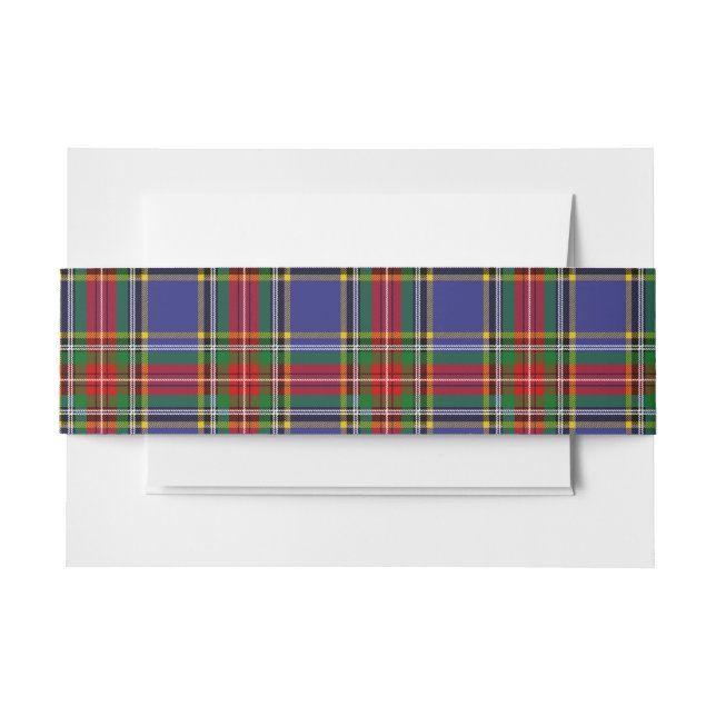 MacBeth Scottish Tartan Belly Band (Vorderseite Beispiel)