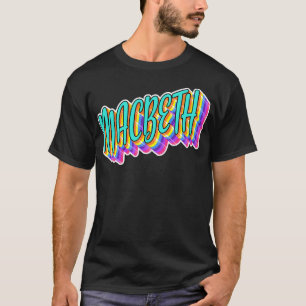 Macbeth Shakespeare Retro Vintages Theater Schausp T-Shirt