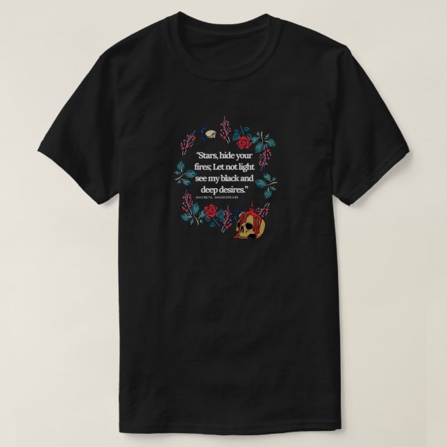 Macbeth Shakespeare T-Shirt (Design vorne)
