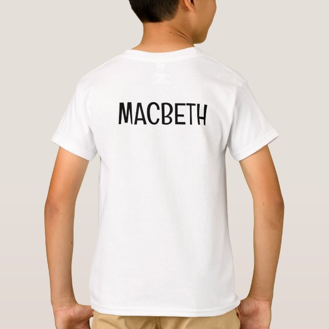 Macbeth T-Shirt (Rückseite)