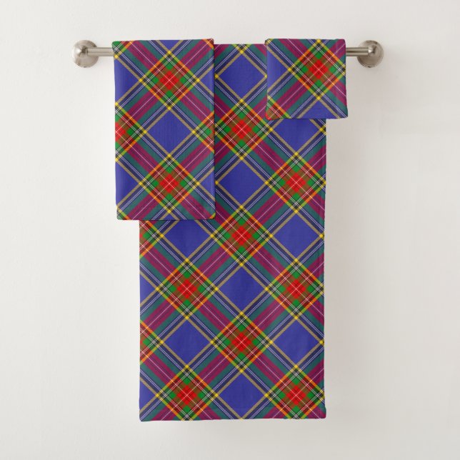 MacBeth Tartan Plädoyer Scottish Pattern Badhandtuch Set (Insitu)