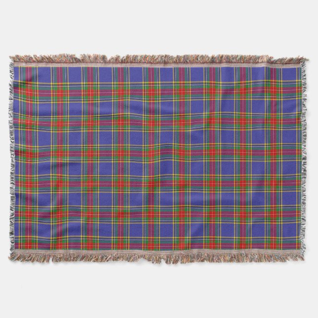 MacBeth Tartan Plädoyer Scottish Pattern Decke (Vorderseite)