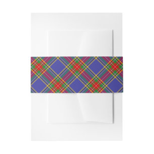 MacBeth Tartan Plädoyer Scottish Pattern Einladungsbanderole