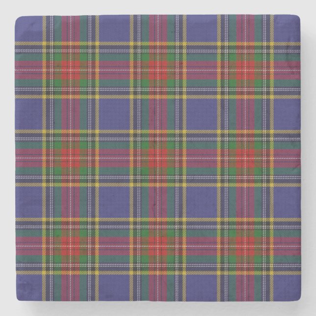 MacBeth Tartan Steinuntersetzer (Vorderseite)
