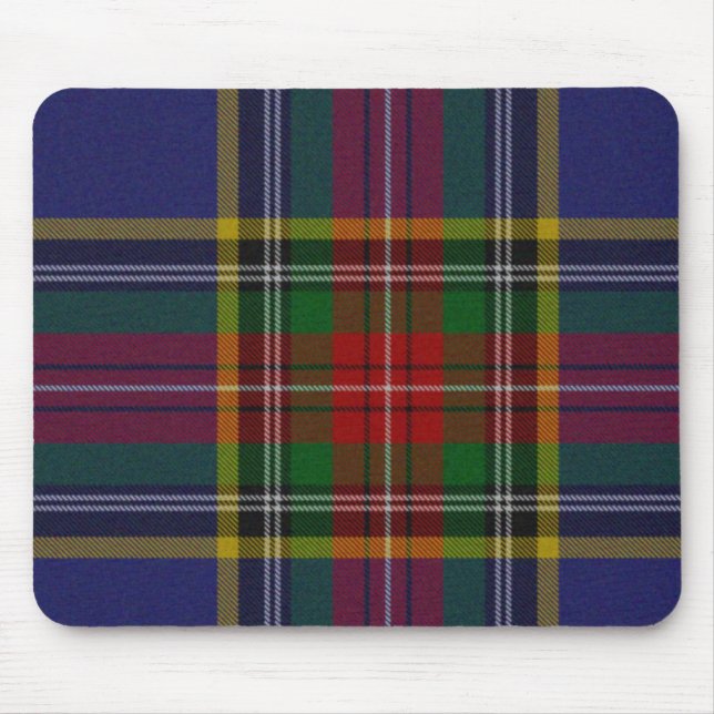 Macbethtartan-karierte Mausunterlage Mousepad (Vorne)
