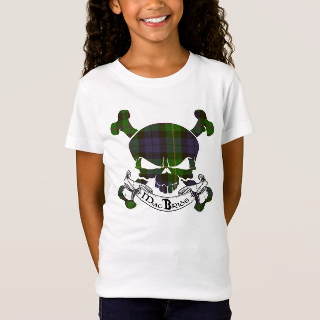 MacBride Tartan Skull T-Shirt (Vorderseite)