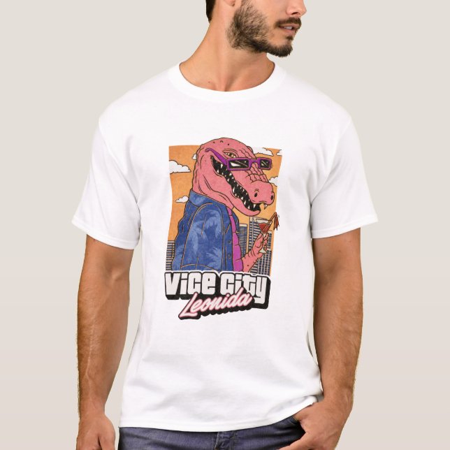 Macca der Alligator T-Shirt (Vorderseite)