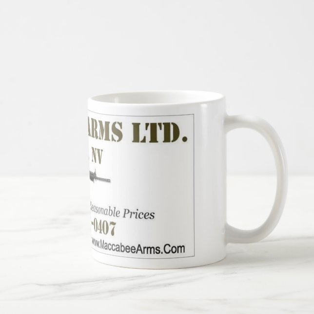 MACCABEE BEWAFFNET KAFFEE-TASSE TASSE (Rechts)