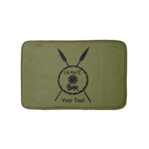 Maccabee Schild und Speere Badematte
