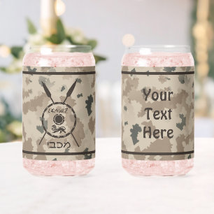 Maccabee Shield and Spears Wüste Dosenglas